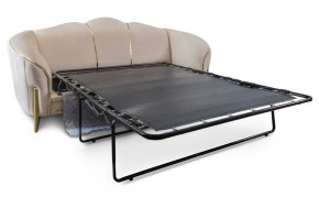 Комплект мягкой мебели Lara 3-1-1 с раскладным механизмом (бежевый/золото) в Карталах - kartaly.ok-mebel.com | фото 3