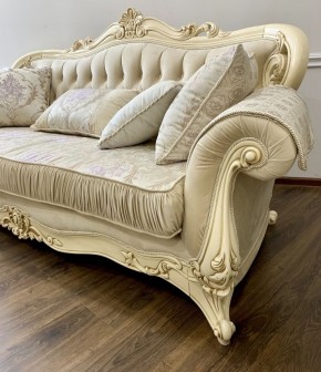 Комплект мягкой мебели Мона Лиза (крем) с раскладным механизмом в Карталах - kartaly.ok-mebel.com | фото 5