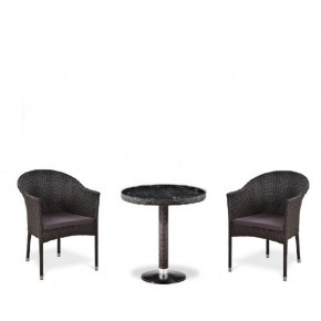 Комплект плетеной мебели T601/Y350A-W53 Brown (2+1) в Карталах - kartaly.ok-mebel.com | фото 1