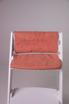 Комплект растущий стул и подушки Конёк Горбунёк Комфорт  (Белый, Терракота) в Карталах - kartaly.ok-mebel.com | фото 2