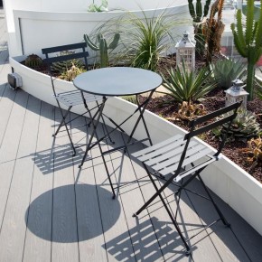 Комплект садовой мебели OTS-001R (стол + 2 стула) металл в Карталах - kartaly.ok-mebel.com | фото 2