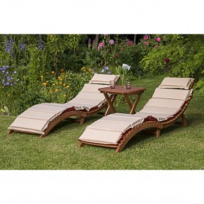 Комплект шезлонги и столик AFM-803A-T133 Beige (2+1) в Карталах - kartaly.ok-mebel.com | фото