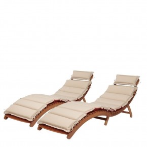 Комплект шезлонги и столик AFM-803A-T133 Beige (2+1) в Карталах - kartaly.ok-mebel.com | фото 2