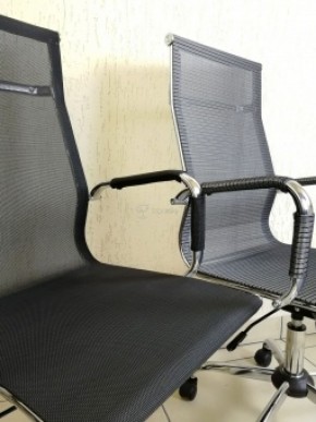 Кресло Barneo K-111H для персонала (черная сетка) в Карталах - kartaly.ok-mebel.com | фото 2