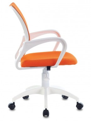 Кресло BRABIX "Fly MG-396W", пластик белый, сетка, оранжевое, 532401, MG-396W_532401 в Карталах - kartaly.ok-mebel.com | фото 3