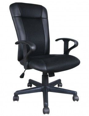 Кресло BRABIX "Optima MG-370" (экокожа/ткань, черное) 531580 в Карталах - kartaly.ok-mebel.com | фото