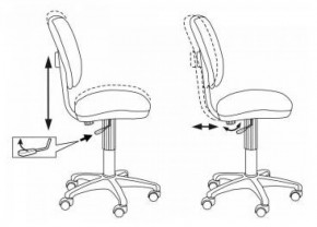 Кресло детское Бюрократ CH-204NX/PENCIL-BL синий карандаши в Карталах - kartaly.ok-mebel.com | фото 5