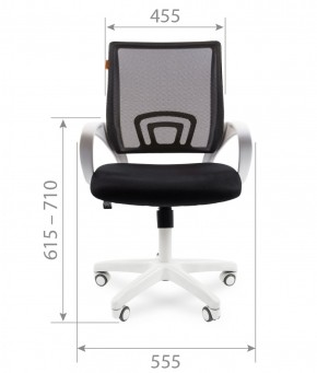Кресло для оператора CHAIRMAN 696 white (ткань TW-10/сетка TW-05) в Карталах - kartaly.ok-mebel.com | фото 6