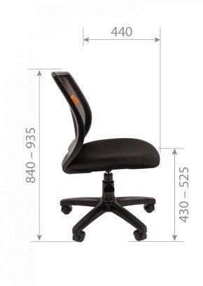 Кресло для оператора CHAIRMAN 699 Б/Л (ткань стандарт/сетка TW-01) в Карталах - kartaly.ok-mebel.com | фото 7