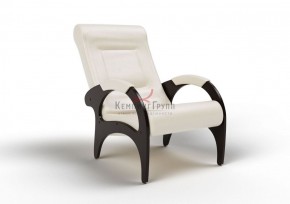 Кресло для отдыха Римини 19-К-КР (экокожа/венге) КРЕМ в Карталах - kartaly.ok-mebel.com | фото 1