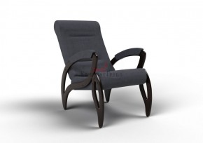 Кресло для отдыха Зельден 20-Т-ГР (ткань/венге) ГРАФИТ в Карталах - kartaly.ok-mebel.com | фото 1