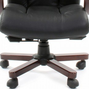 Кресло для руководителя Chairman 421 черный/орех темный, черный в Карталах - kartaly.ok-mebel.com | фото 4