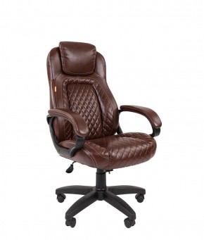 Кресло для руководителя  CHAIRMAN 432 (Экокожа коричневая) в Карталах - kartaly.ok-mebel.com | фото