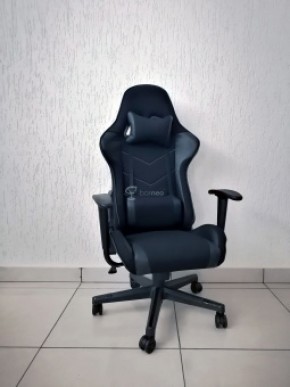 Кресло геймерское Barneo K-50 (черная сетка черные вставки) в Карталах - kartaly.ok-mebel.com | фото 1