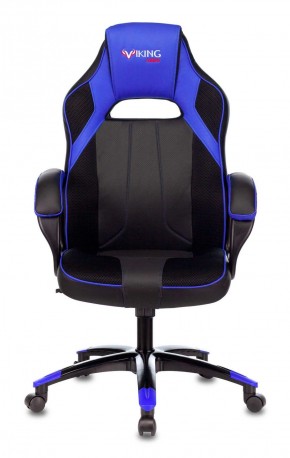 Кресло игровое Бюрократ VIKING 2 AERO BLUE черный/синий в Карталах - kartaly.ok-mebel.com | фото 2