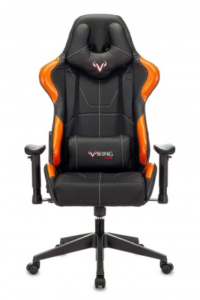 Кресло игровое Бюрократ VIKING 5 AERO ORANGE черный/оранжевый в Карталах - kartaly.ok-mebel.com | фото 3