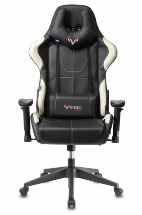 Кресло игровое Бюрократ VIKING 5 AERO WHITE черный/белый в Карталах - kartaly.ok-mebel.com | фото 3