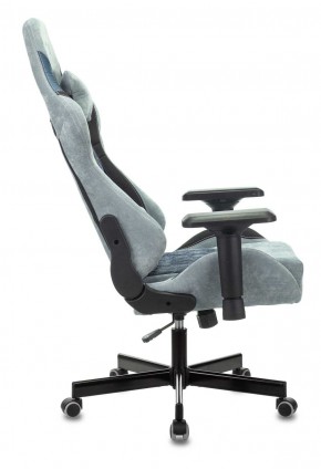 Кресло игровое Бюрократ VIKING 7 KNIGHT BL FABRIC синий в Карталах - kartaly.ok-mebel.com | фото 2