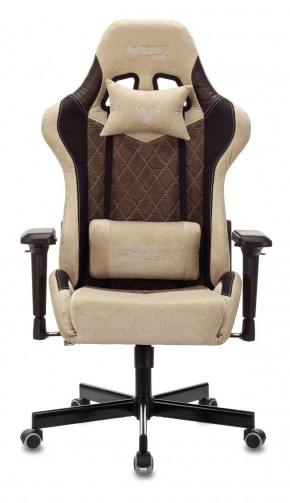 Кресло игровое Бюрократ VIKING 7 KNIGHT BR FABRIC коричневый/бежевый в Карталах - kartaly.ok-mebel.com | фото 3