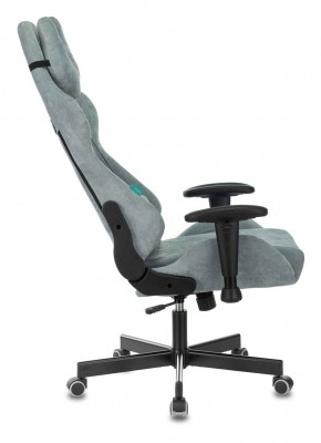 Кресло игровое Бюрократ VIKING KNIGHT LT28 FABRIC серо-голубой в Карталах - kartaly.ok-mebel.com | фото 2