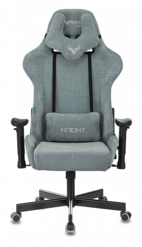 Кресло игровое Бюрократ VIKING KNIGHT LT28 FABRIC серо-голубой в Карталах - kartaly.ok-mebel.com | фото 3