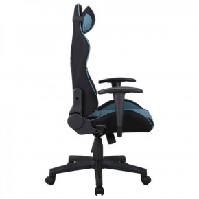 Кресло компьютерное BRABIX "GT Racer GM-100" (черное/голубое) 531818 в Карталах - kartaly.ok-mebel.com | фото 3