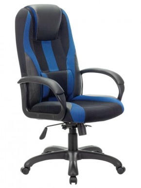 Кресло компьютерное BRABIX PREMIUM "Rapid GM-102" (экокожа/ткань, черное/синее) 532106 в Карталах - kartaly.ok-mebel.com | фото