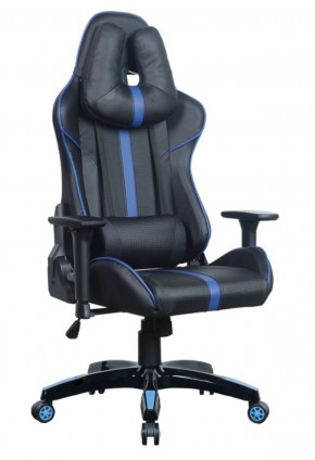Кресло компьютерное BRABIX "GT Carbon GM-120" (черное/синее) 531930 в Карталах - kartaly.ok-mebel.com | фото