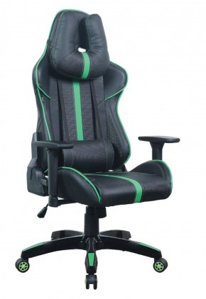 Кресло компьютерное BRABIX "GT Carbon GM-120" (черное/зеленое) 531929 в Карталах - kartaly.ok-mebel.com | фото