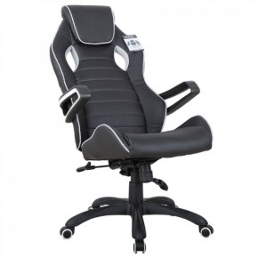 Кресло компьютерное BRABIX Techno Pro GM-003 (экокожа черное/серое, вставки серые) 531814 в Карталах - kartaly.ok-mebel.com | фото 4