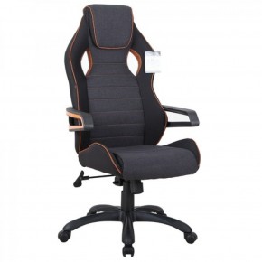 Кресло компьютерное BRABIX Techno Pro GM-003 (ткань черное/серое, вставки оранжевые) 531813 в Карталах - kartaly.ok-mebel.com | фото 1