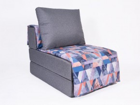 Кресло-кровать бескаркасное Харви (серый-сноу деним) в Карталах - kartaly.ok-mebel.com | фото