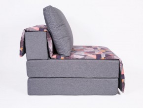 Кресло-кровать бескаркасное Харви (серый-сноу манго) в Карталах - kartaly.ok-mebel.com | фото 3