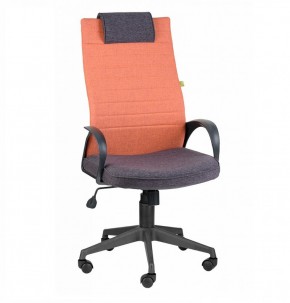 Кресло Квест HOME (Ткань КФ-28/КФ-13) оранжевый-сливовый в Карталах - kartaly.ok-mebel.com | фото 1