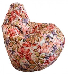 Кресло-мешок Цветы L в Карталах - kartaly.ok-mebel.com | фото