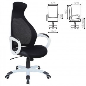 Кресло офисное BRABIX PREMIUM "Genesis EX-517" (белый/черный) 531573 в Карталах - kartaly.ok-mebel.com | фото