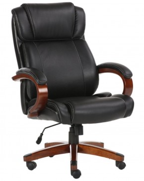Кресло офисное BRABIX PREMIUM "Magnum EX-701" (дерево, рециклированная кожа, черное) 531827 в Карталах - kartaly.ok-mebel.com | фото