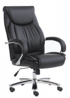 Кресло офисное BRABIX "Advance EX-575" (хром/экокожа/черное) 531825 в Карталах - kartaly.ok-mebel.com | фото
