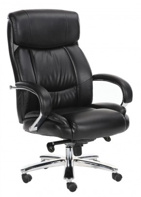 Кресло офисное BRABIX "Direct EX-580" (хром/рециклированная кожа/черное) 531824 в Карталах - kartaly.ok-mebel.com | фото