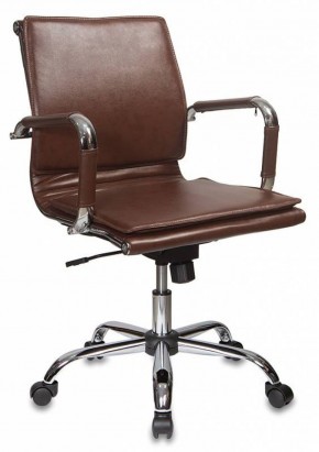 Кресло руководителя Бюрократ CH-993-LOW/BROWN коричневый в Карталах - kartaly.ok-mebel.com | фото 1