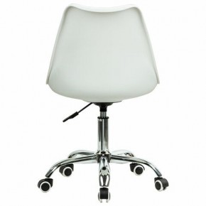 Кресло стул BRABIX "Eames MG-310 CH", хром, пластик белый, ткань серая, 532924 в Карталах - kartaly.ok-mebel.com | фото 4