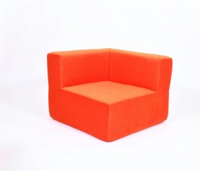 Кресло-угловое-модуль бескаркасное Тетрис 30 (Оранжевый) в Карталах - kartaly.ok-mebel.com | фото