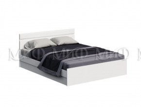 НЭНСИ NEW Кровать 1,4 м (Белый глянец холодный/Белый) в Карталах - kartaly.ok-mebel.com | фото