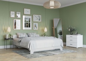 Кровать 1,6 VICTOR + основание (Белый) в Карталах - kartaly.ok-mebel.com | фото 4