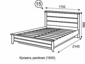 Кровать 1600 с ПМ София 15 в Карталах - kartaly.ok-mebel.com | фото 3