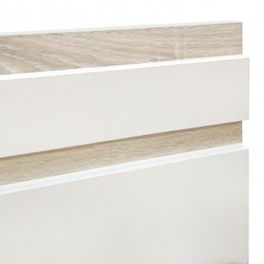 Кровать 1600 Салоу с настилом (Дуб сонома/перламутр) в Карталах - kartaly.ok-mebel.com | фото 4