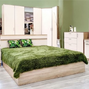 Кровать 1600 Салоу с настилом (Дуб сонома/перламутр) в Карталах - kartaly.ok-mebel.com | фото 5