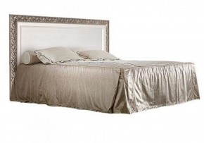 Кровать 2-х спальная (1,4 м) Тиффани штрих-лак/серебро (ТФКР140-1) в Карталах - kartaly.ok-mebel.com | фото