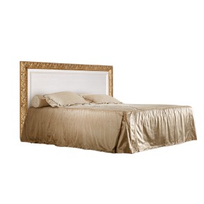 Кровать 2-х спальная (1,4 м)Тиффани штрих-лак/золото с подъемным механизмом (ТФКР140-2[7]) в Карталах - kartaly.ok-mebel.com | фото