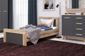 Кровать 900 Вега Скандинавия в Карталах - kartaly.ok-mebel.com | фото 4
